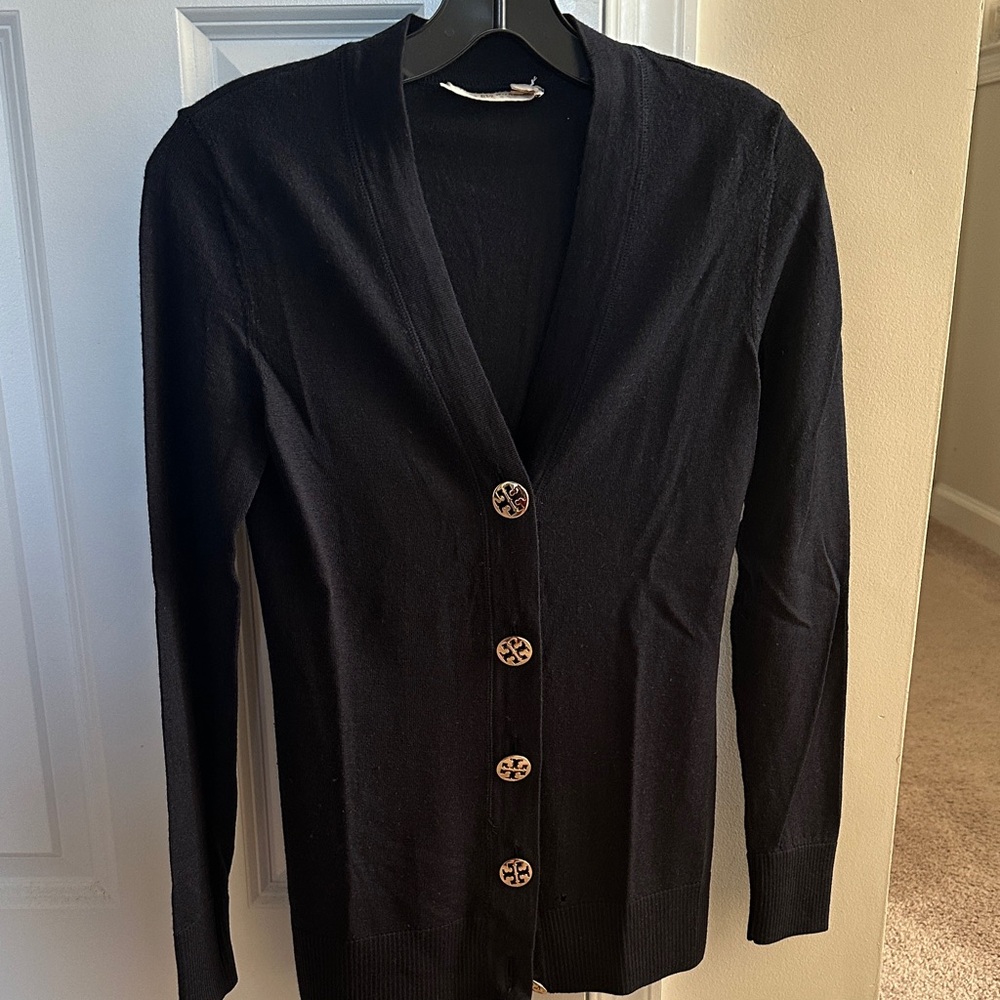 Tory Burch navy Cardigan Sweater